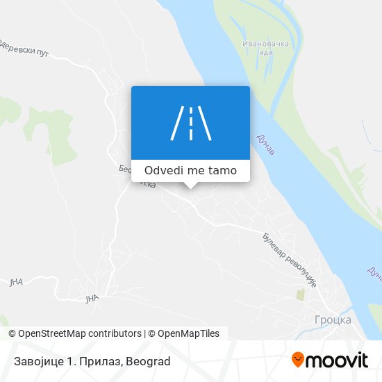 Завојице 1. Прилаз mapa