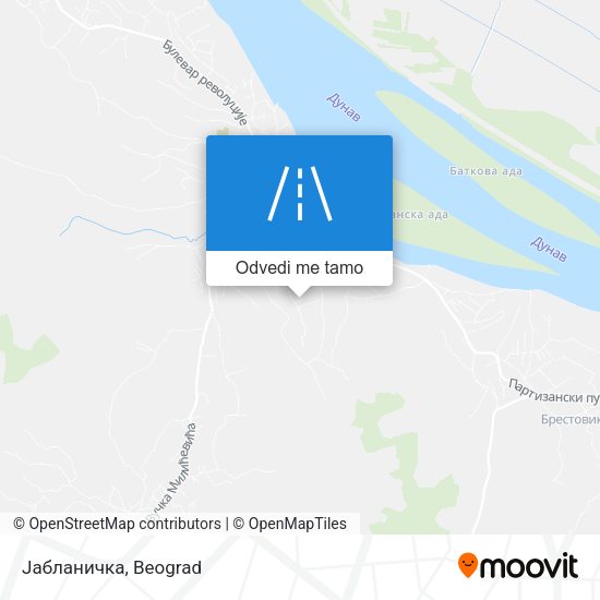 Јабланичка mapa