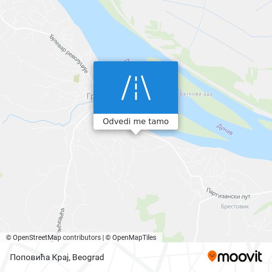 Поповића Крај mapa