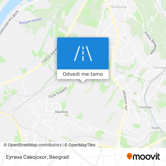 Еугена Савојског mapa