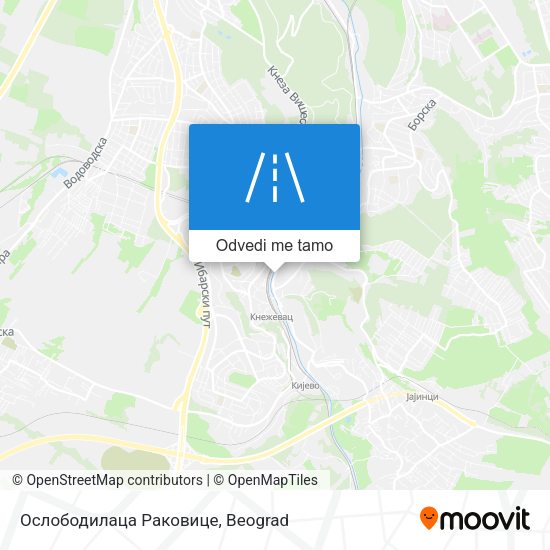 Ослободилаца Раковице mapa
