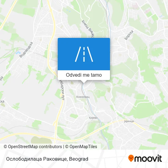 Ослободилаца Раковице mapa