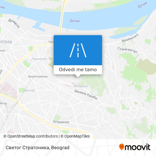 Светог Стратоника mapa