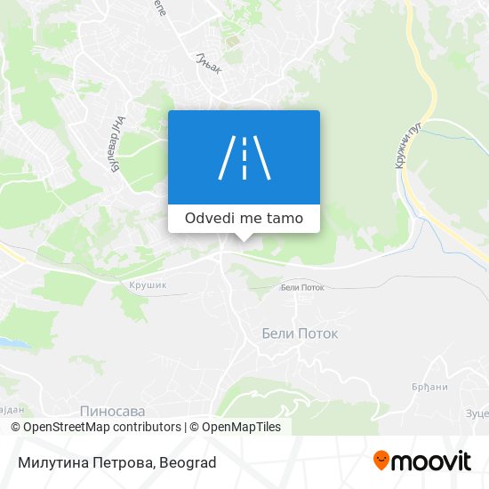 Милутина Петрова mapa