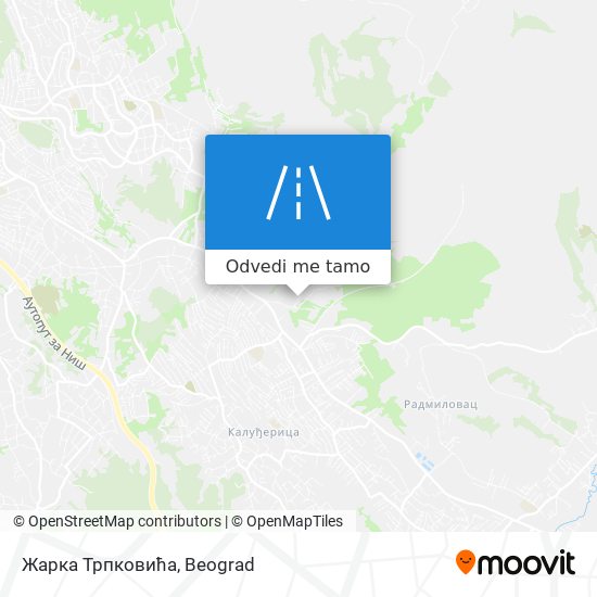 Жарка Трпковића mapa