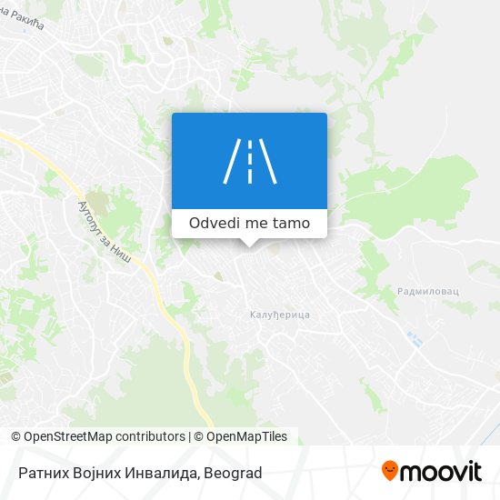 Ратних Војних Инвалида mapa