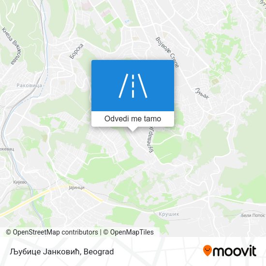 Љубице Јанковић mapa