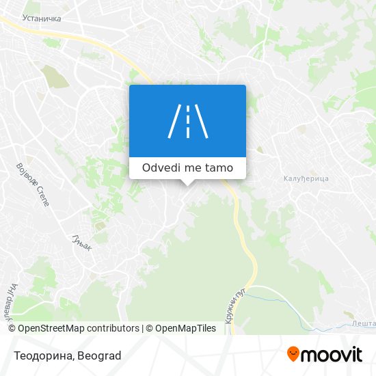 Теодорина mapa