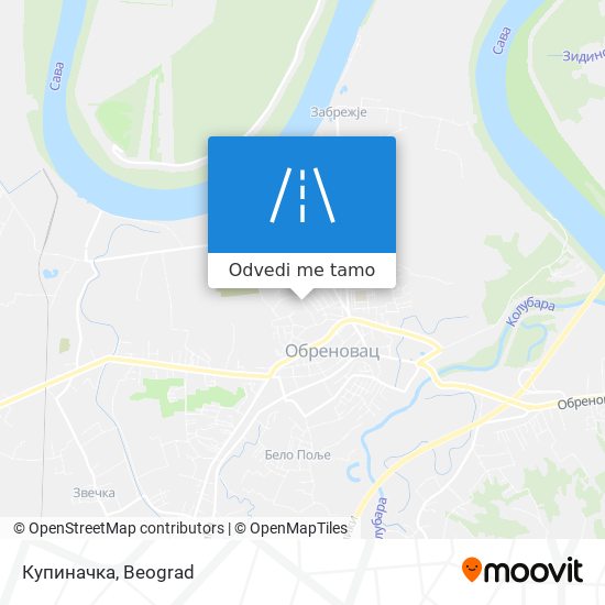 Купиначка mapa