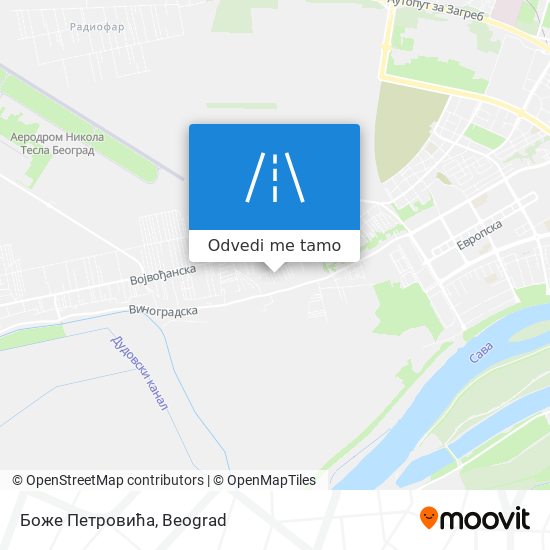 Боже Петровића mapa