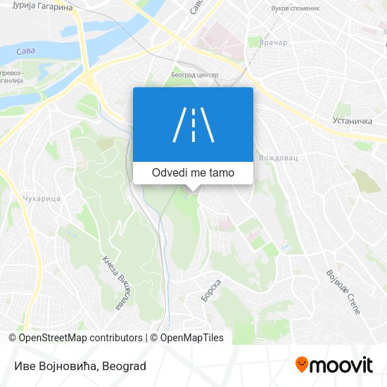 Иве Војновића mapa