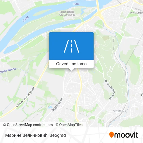 Марине Величковић mapa