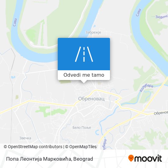 Попа Леонтија Марковића mapa