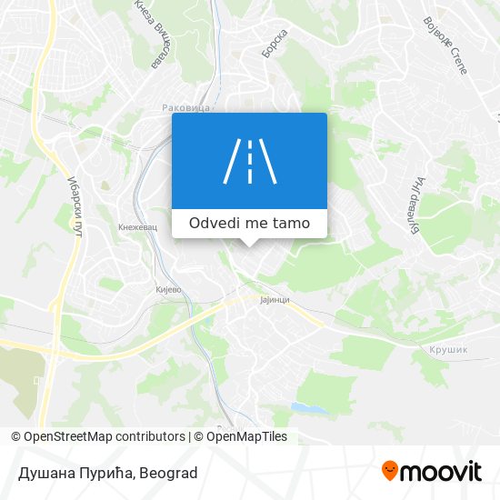 Душана Пурића mapa