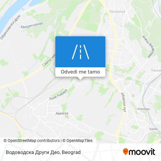 Водоводска Други Део mapa