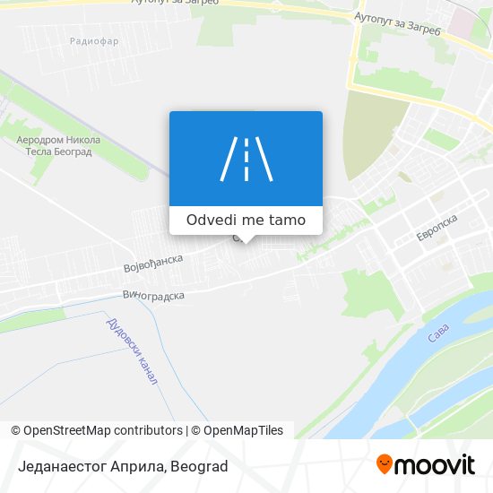 Једанаестог Априла mapa