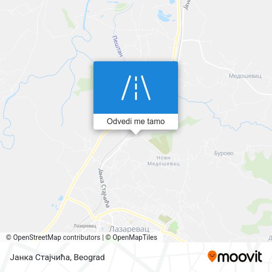 Јанка Стајчића mapa