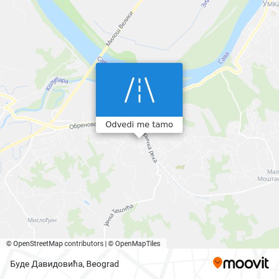 Буде Давидовића mapa