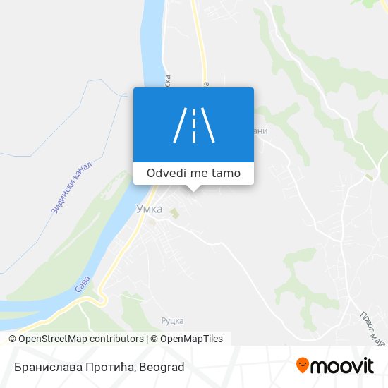 Бранислава Протића mapa