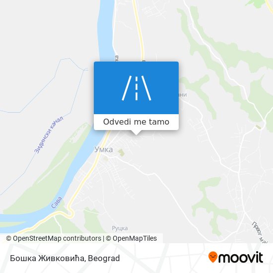 Бошка Живковића mapa