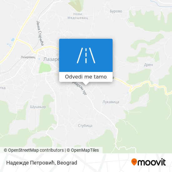 Надежде Петровић mapa