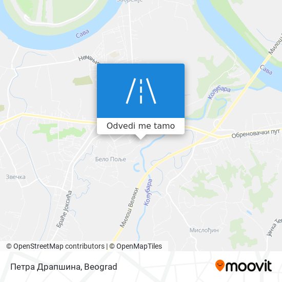 Петра Драпшина mapa