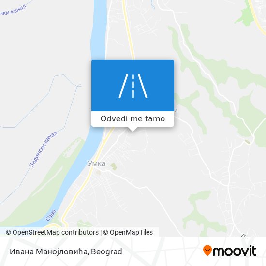 Ивана Манојловића mapa