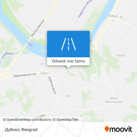 Дубоко mapa