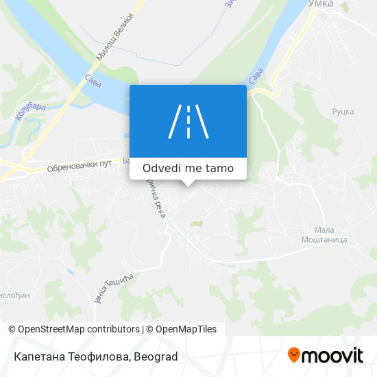 Капетана Теофилова mapa