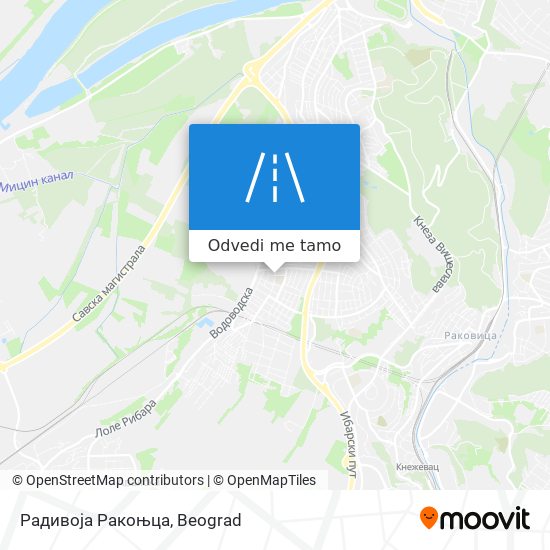 Радивоја Ракоњца mapa