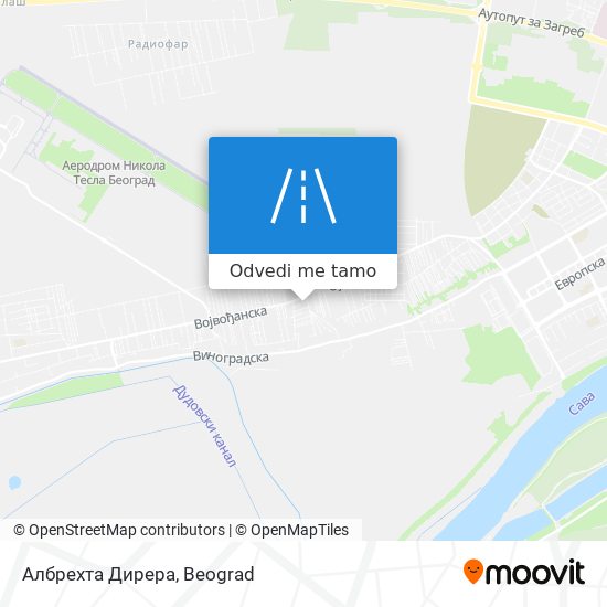 Албрехта Дирера mapa