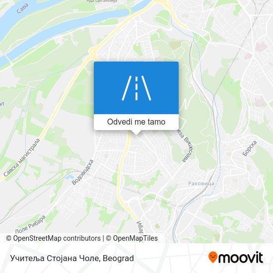Учитеља Стојана Чоле mapa