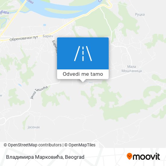 Владимира Марковића mapa