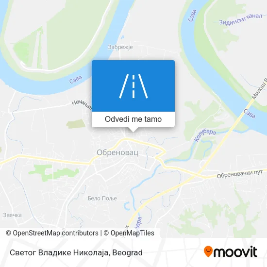 Светог Владике Николаја mapa