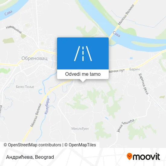 Андрићева mapa