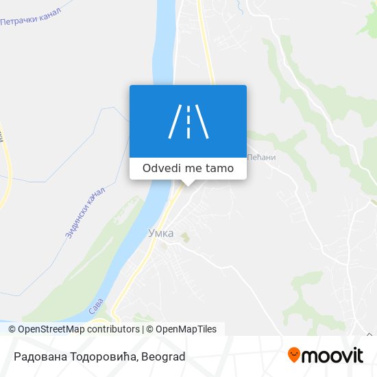 Радована Тодоровића mapa