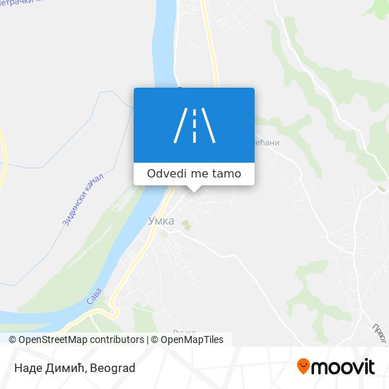 Наде Димић mapa