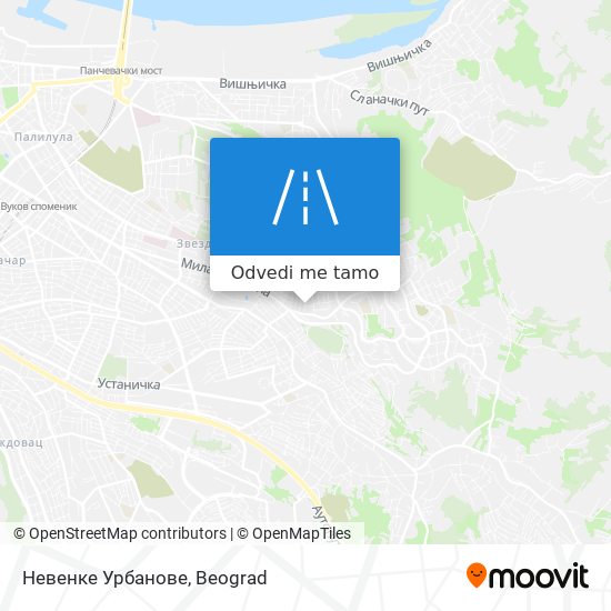 Невенке Урбанове mapa