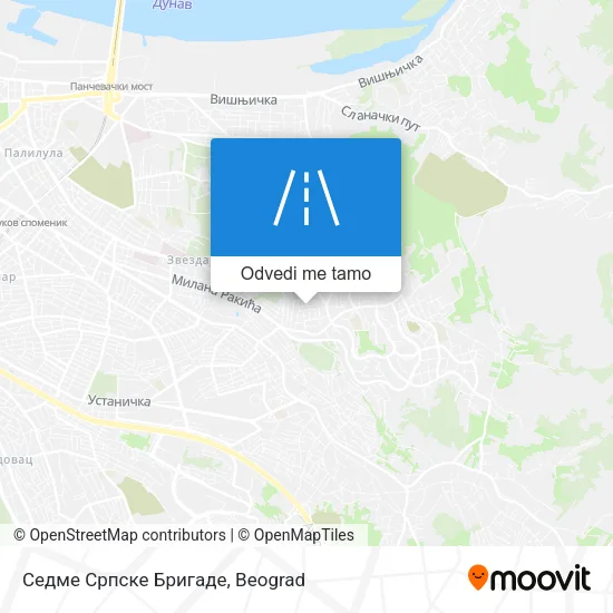 Седме Српске Бригаде mapa