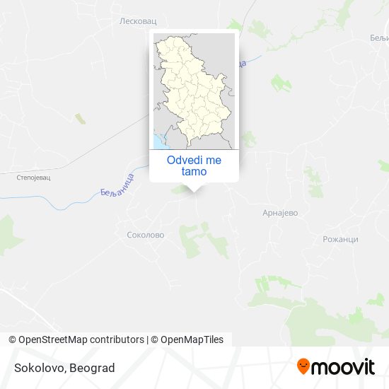 Sokolovo mapa