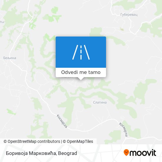 Боривоја Марковића mapa