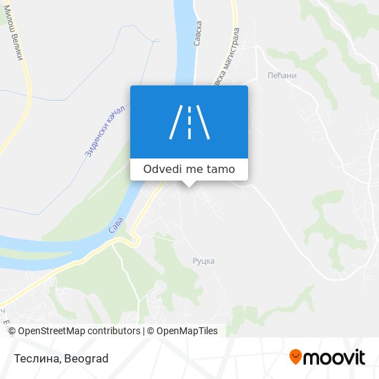 Теслина mapa