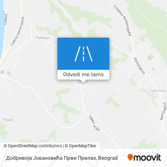 Добривоја Јовановића Први Прилаз mapa