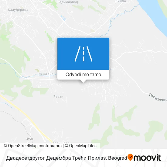 Двадесетдругог Децембра Трећи Прилаз mapa