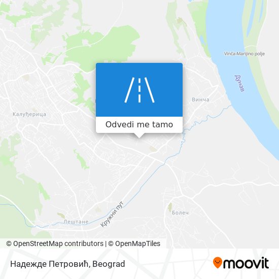 Надежде Петровић mapa