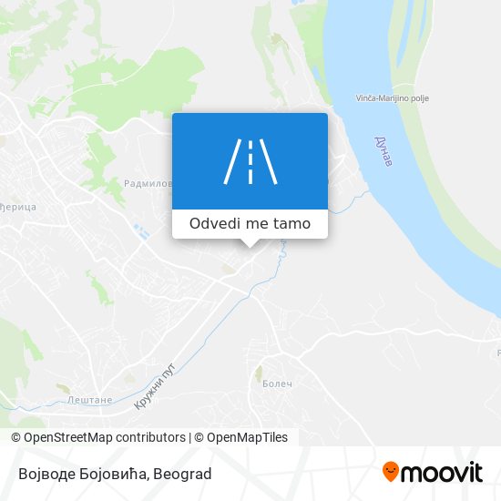 Војводе Бојовића mapa