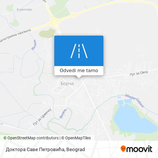 Доктора Саве Петровића mapa