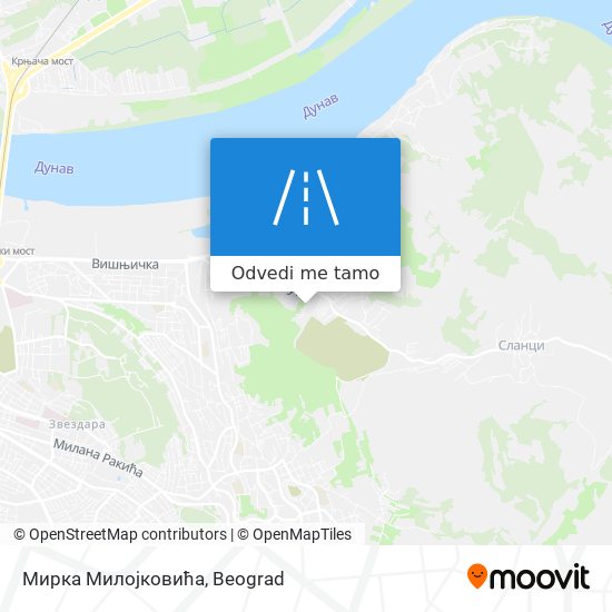 Мирка Милојковића mapa