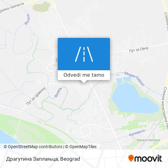 Драгутина Заплањца mapa