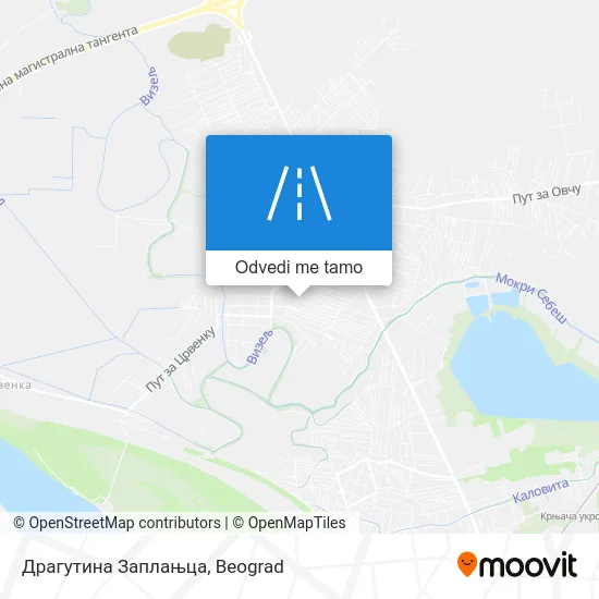 Драгутина Заплањца mapa